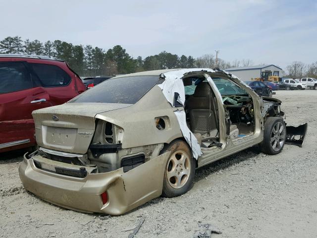 4S3BL856184207688 - 2008 SUBARU LEGACY 3.0 GOLD photo 4