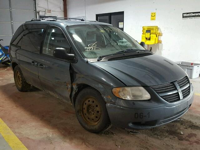 1D4GP45R86B501744 - 2006 DODGE CARAVAN SX BLUE photo 1