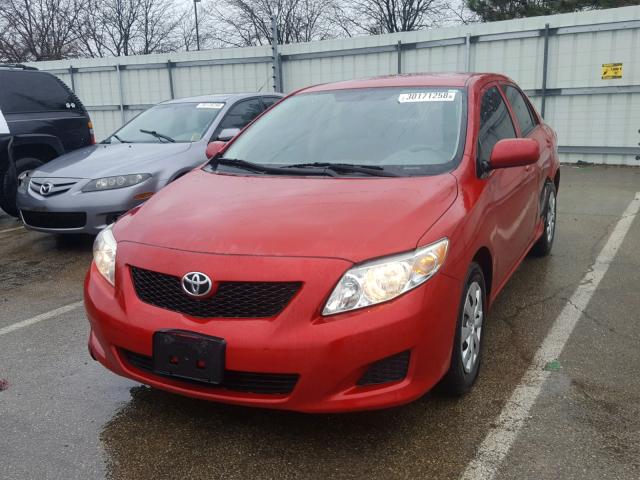 JTDBL40E49J036722 - 2009 TOYOTA COROLLA BA RED photo 2