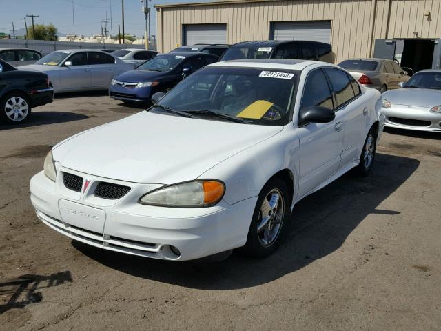 1G2NF52E23C274124 - 2003 PONTIAC GRAND AM S WHITE photo 2