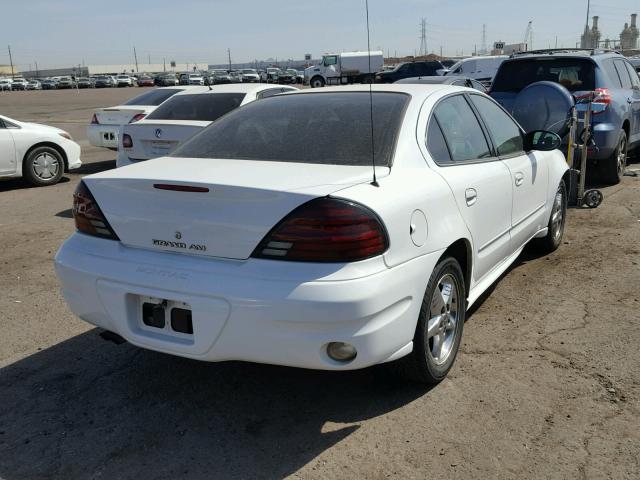 1G2NF52E23C274124 - 2003 PONTIAC GRAND AM S WHITE photo 4