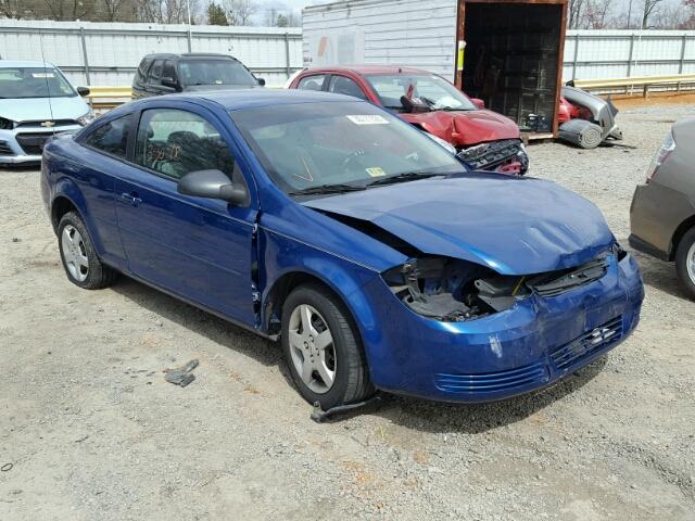 1G1AK12F357527964 - 2005 CHEVROLET COBALT BLUE photo 1