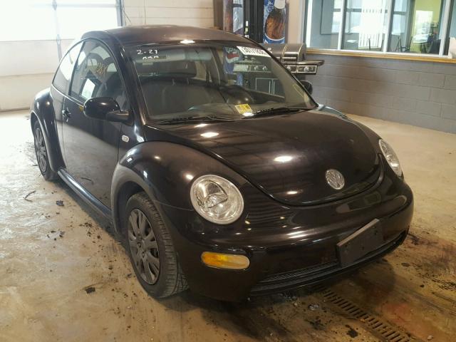 3VWBK21C12M403473 - 2002 VOLKSWAGEN NEW BEETLE BLACK photo 1