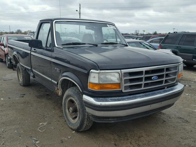 1FTEF14H8SLA48616 - 1995 FORD F150 BLACK photo 1