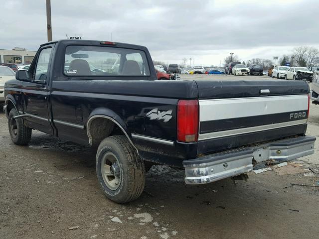 1FTEF14H8SLA48616 - 1995 FORD F150 BLACK photo 3