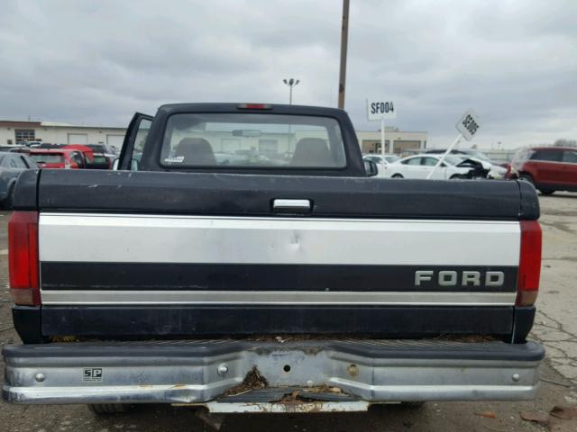 1FTEF14H8SLA48616 - 1995 FORD F150 BLACK photo 6