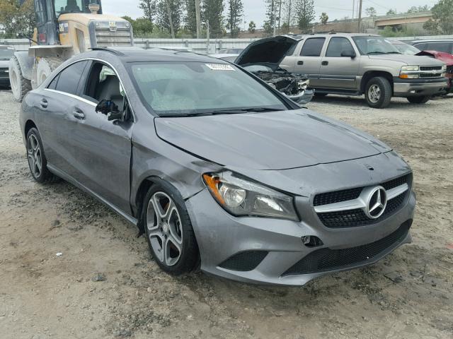 WDDSJ4EB9EN104221 - 2014 MERCEDES-BENZ CLA 250 GRAY photo 1