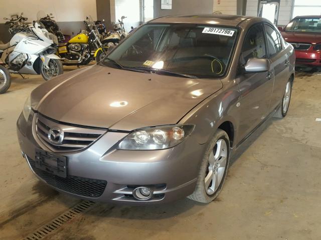 JM1BK323361490366 - 2006 MAZDA 3 S GRAY photo 2