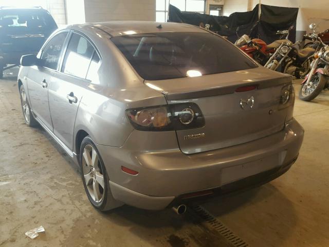 JM1BK323361490366 - 2006 MAZDA 3 S GRAY photo 3