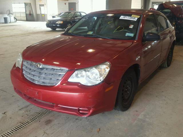 1C3LC46KX7N580234 - 2007 CHRYSLER SEBRING RED photo 2