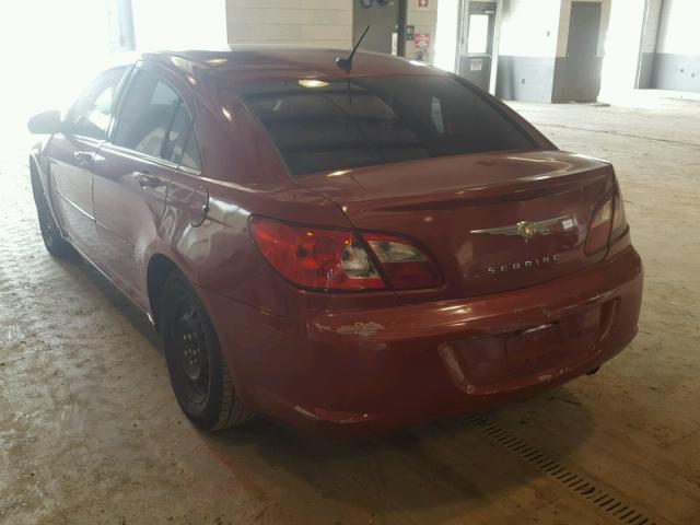 1C3LC46KX7N580234 - 2007 CHRYSLER SEBRING RED photo 3