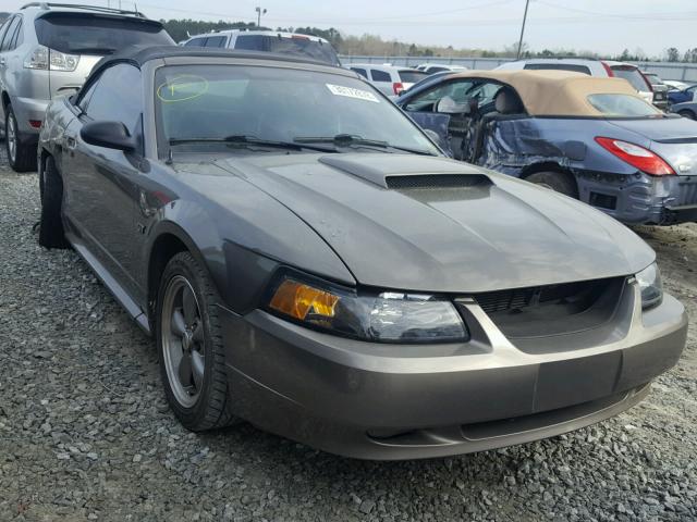 1FAFP45X81F186801 - 2001 FORD MUSTANG GT GRAY photo 1