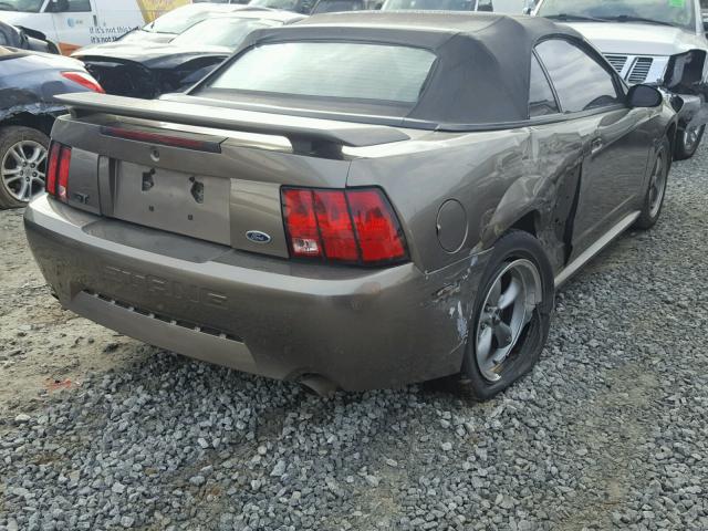 1FAFP45X81F186801 - 2001 FORD MUSTANG GT GRAY photo 4