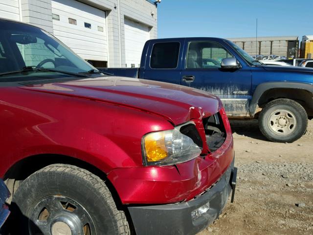 1FMPU16L64LA24667 - 2004 FORD EXPEDITION RED photo 9