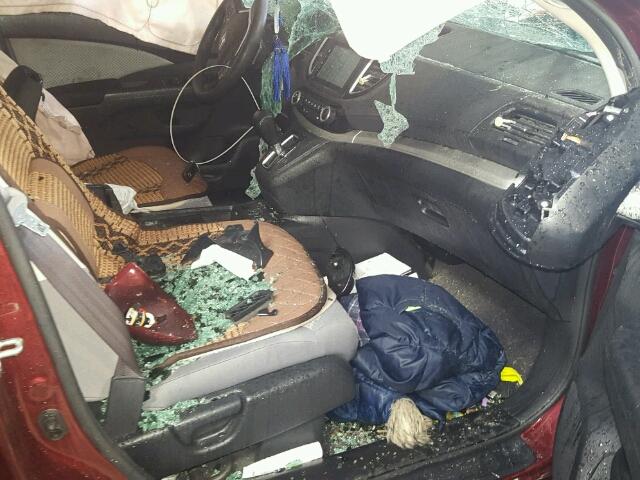 2HKRM4H59GH684045 - 2016 HONDA CR-V EX მუქწითელი ფოტო 5