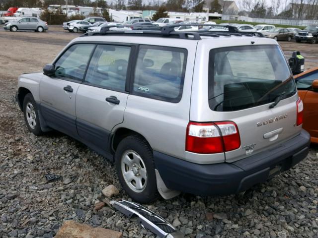 JF1SF63541H758109 - 2001 SUBARU FORESTER L SILVER photo 3