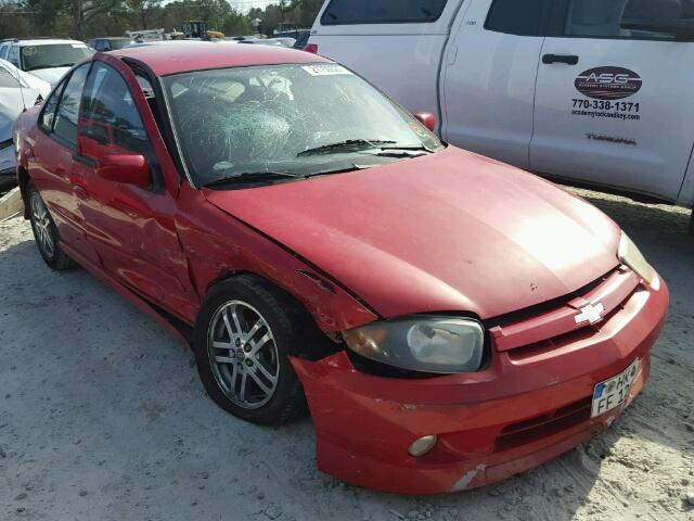 1G1JH52F047149591 - 2004 CHEVROLET CAVALIER L RED photo 1