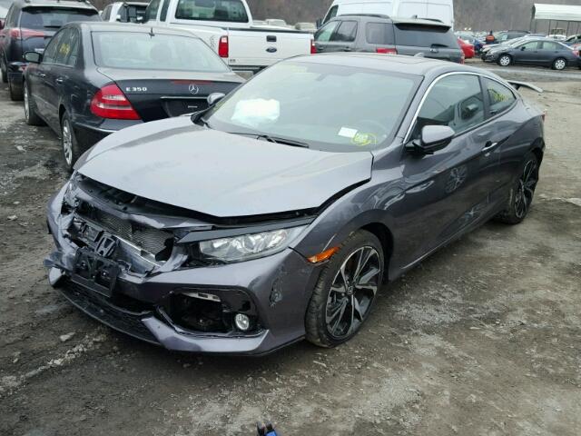 2HGFC3A51HH754210 - 2017 HONDA CIVIC SI GRAY photo 2