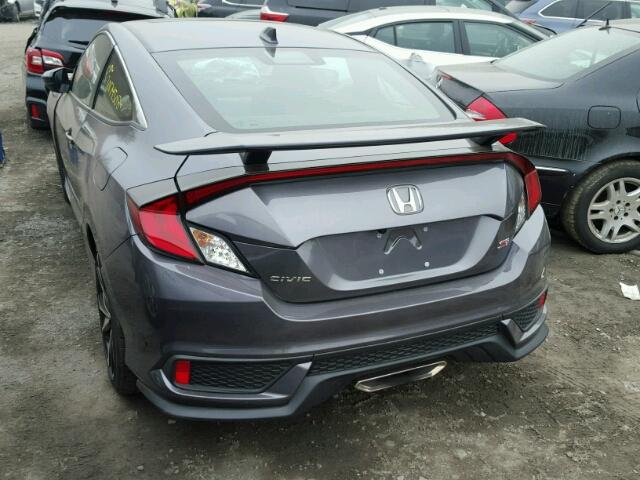 2HGFC3A51HH754210 - 2017 HONDA CIVIC SI GRAY photo 3