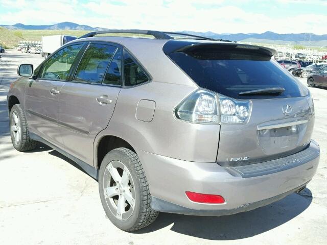 JTJHA31U550088034 - 2005 LEXUS RX 330 SILVER photo 3