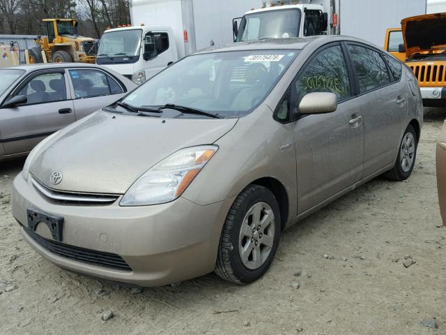 JTDKB20U977552440 - 2007 TOYOTA PRIUS BEIGE photo 2