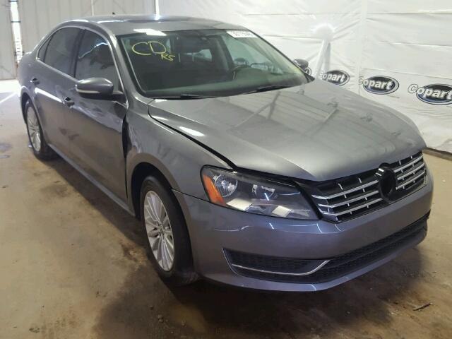 1VWBN7A33EC072356 - 2014 VOLKSWAGEN PASSAT SE GRAY photo 1