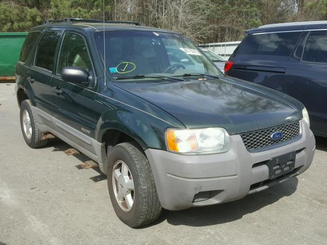 1FMCU02B11KC39106 - 2001 FORD ESCAPE XLS GREEN photo 1