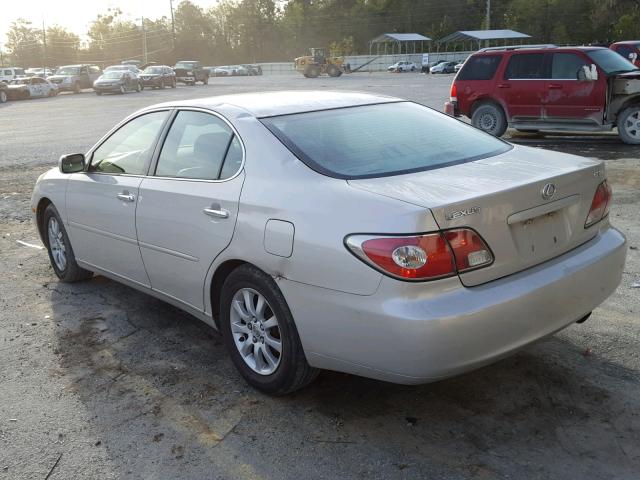 JTHBA30G145025372 - 2004 LEXUS ES 330 SILVER photo 3