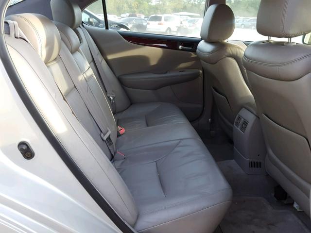 JTHBA30G145025372 - 2004 LEXUS ES 330 SILVER photo 6