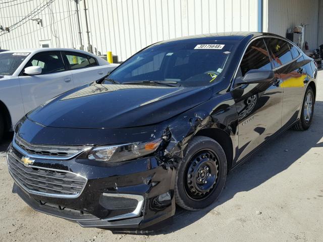 1G1ZB5ST9HF141995 - 2017 CHEVROLET MALIBU LS 黑色 照片 2