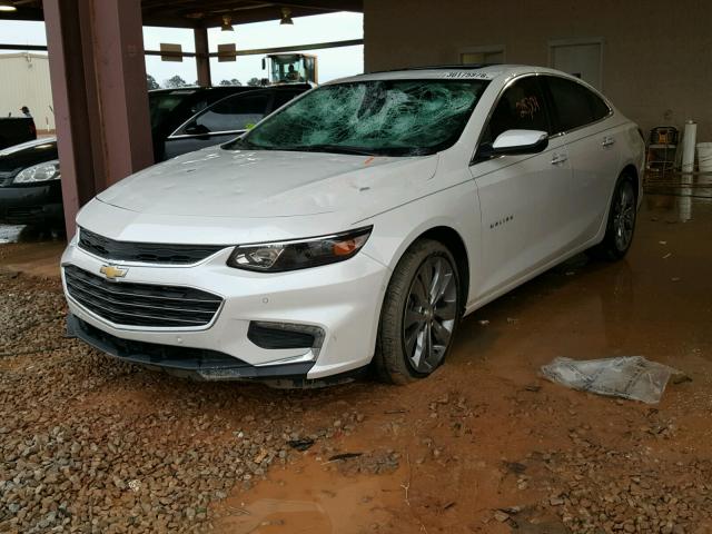 1G1ZH5SX9GF267144 - 2016 CHEVROLET MALIBU PRE WHITE photo 2