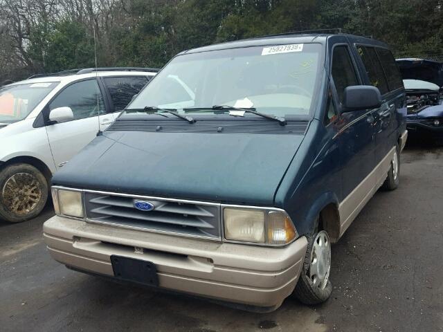 1FMDA31X5VZA76002 - 1997 FORD AEROSTAR GREEN photo 2