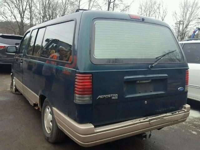 1FMDA31X5VZA76002 - 1997 FORD AEROSTAR GREEN photo 3