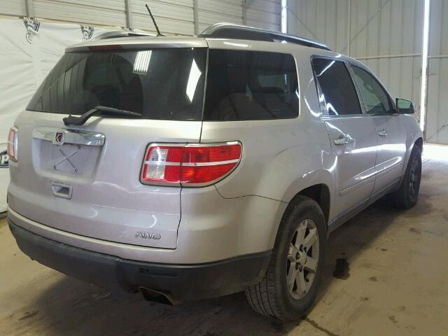 5GZEV23767J163539 - 2007 SATURN OUTLOOK XR ვერცხლისფერი ფოტო 4