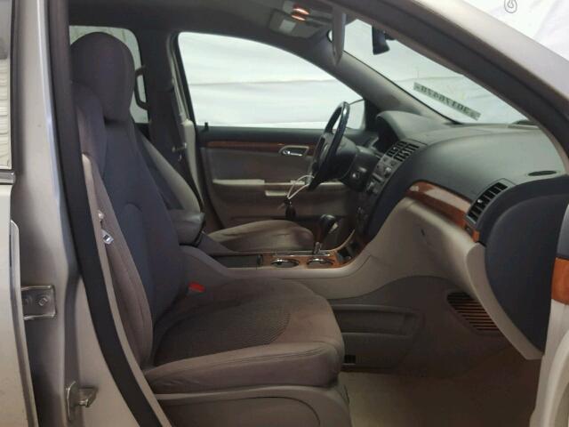 5GZEV23767J163539 - 2007 SATURN OUTLOOK XR ვერცხლისფერი ფოტო 5