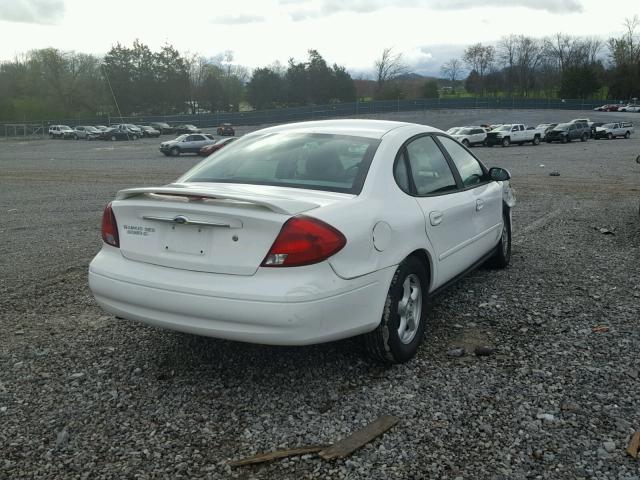 1FAFP55U92A267641 - 2002 FORD TAURUS SES WHITE photo 4