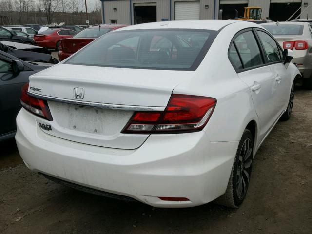 19XFB2F95FE222782 - 2015 HONDA CIVIC EXL WHITE photo 4