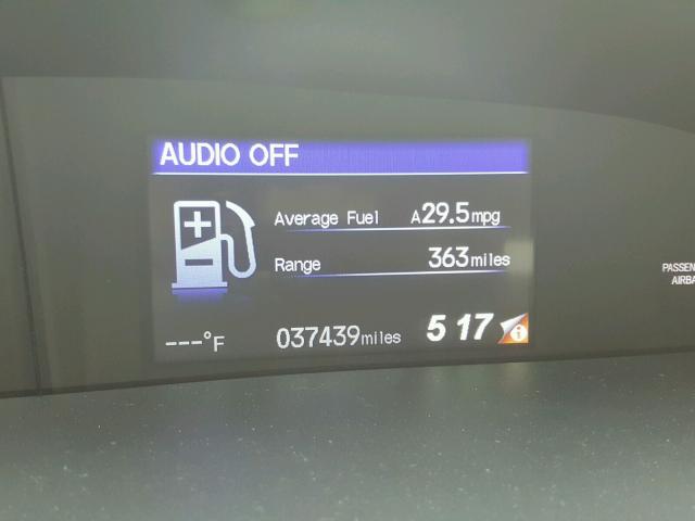 19XFB2F95FE222782 - 2015 HONDA CIVIC EXL WHITE photo 8