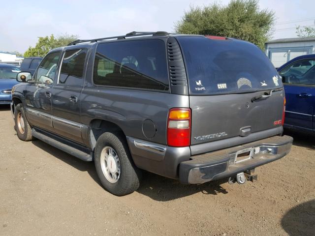 1GKEC16T82J111806 - 2002 GMC YUKON XL C GRAY photo 3