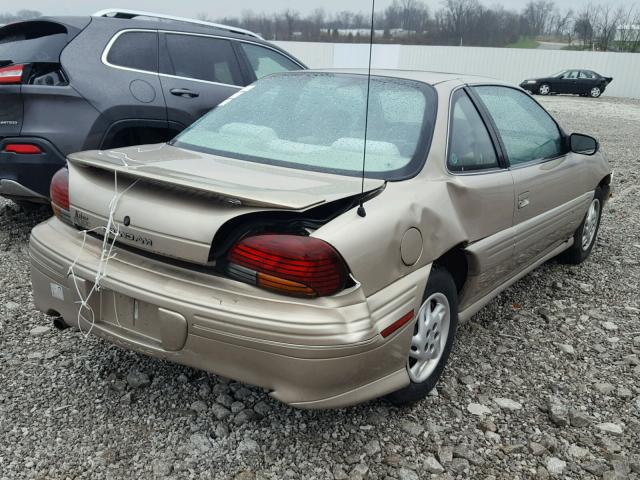 1G2NE12T8VC801354 - 1997 PONTIAC GRAND AM S 金色 照片 4