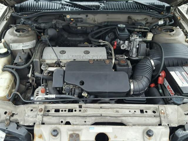 1G2NE12T8VC801354 - 1997 PONTIAC GRAND AM S 金色 照片 7