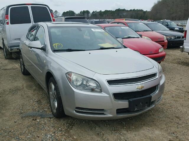 1G1ZH57B38F288652 - 2008 CHEVROLET MALIBU 1LT SILVER photo 1