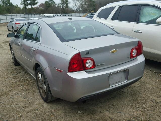 1G1ZH57B38F288652 - 2008 CHEVROLET MALIBU 1LT SILVER photo 3