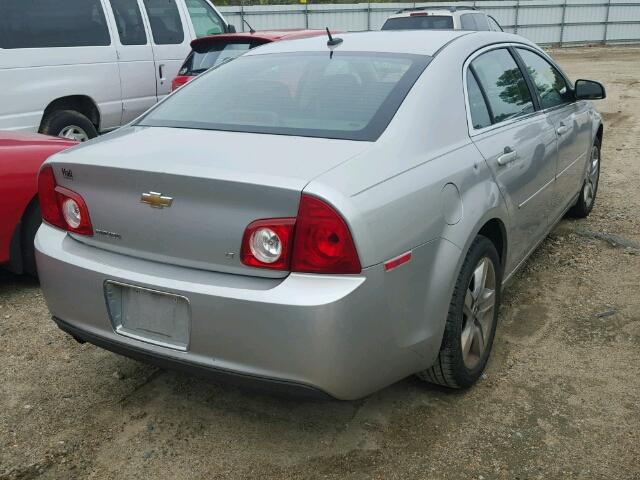 1G1ZH57B38F288652 - 2008 CHEVROLET MALIBU 1LT SILVER photo 4