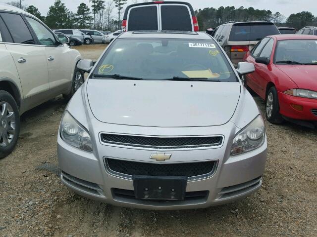 1G1ZH57B38F288652 - 2008 CHEVROLET MALIBU 1LT SILVER photo 9