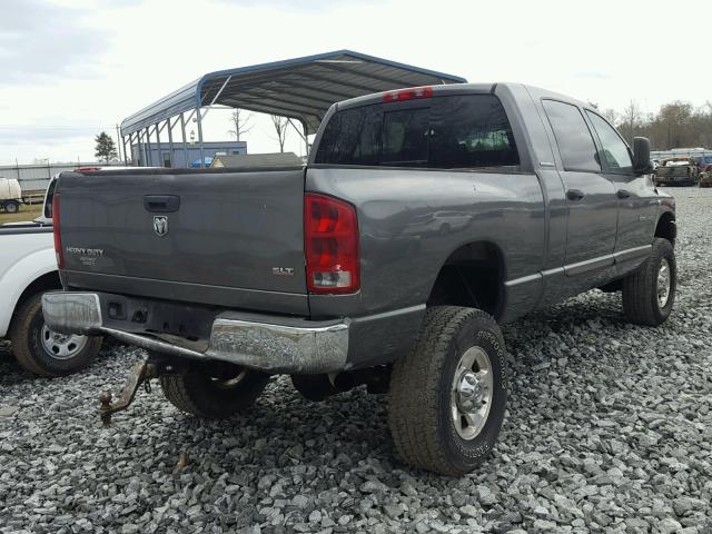 3D7KR29C46G173554 - 2006 DODGE RAM 2500 GRAY photo 4