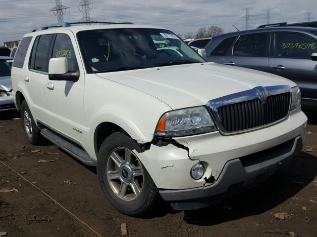 5LMEU78H23ZJ34692 - 2003 LINCOLN AVIATOR WHITE photo 1