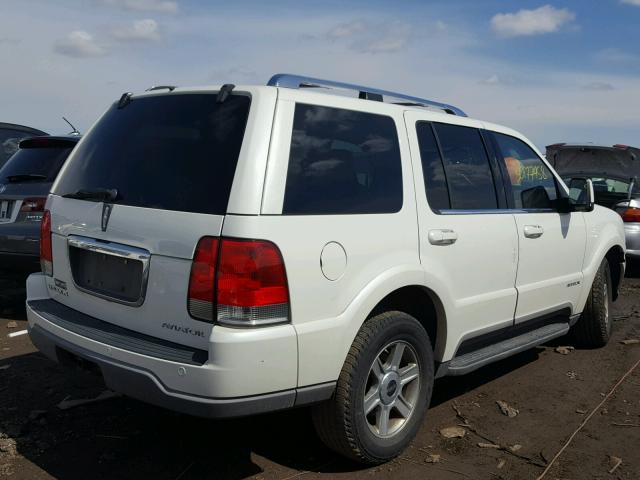 5LMEU78H23ZJ34692 - 2003 LINCOLN AVIATOR WHITE photo 4