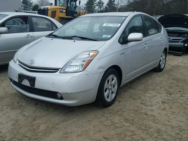 JTDKB20U683434628 - 2008 TOYOTA PRIUS SILVER photo 2