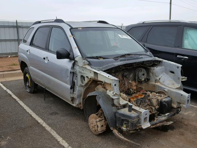 KNDJF724277431954 - 2007 KIA SPORTAGE L SILVER photo 1